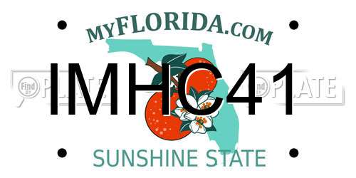 IMHC41 Florida License Plate