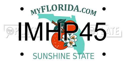 IMHP45 Florida License Plate