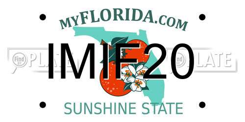 IMIF20 Florida License Plate