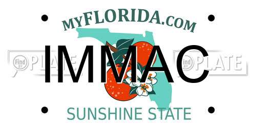 IMMAC Florida License Plate