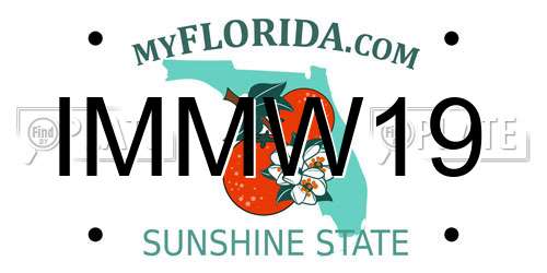IMMW19 Florida License Plate