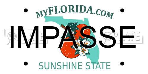 IMPASSE Florida License Plate