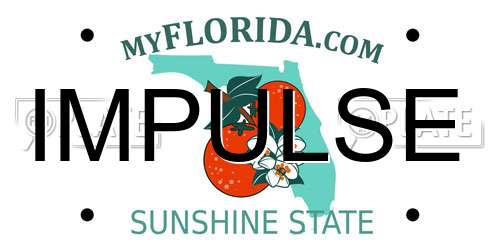 IMPULSE Florida License Plate