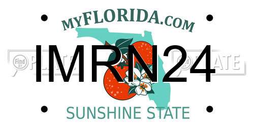 IMRN24 Florida License Plate
