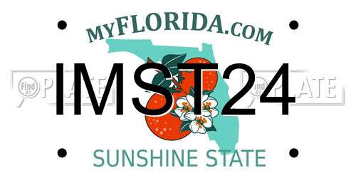 IMST24 Florida License Plate