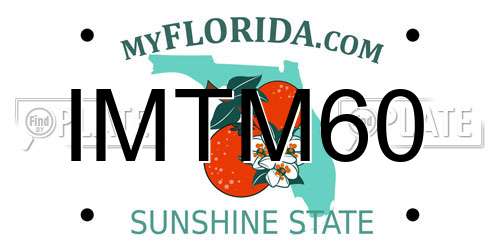 IMTM60 Florida License Plate