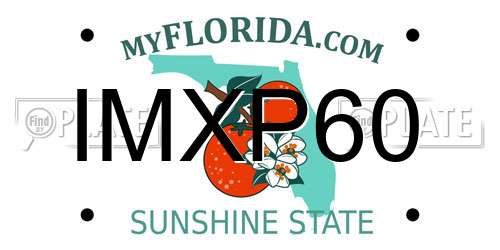 IMXP60 Florida License Plate