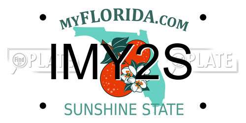 IMY2S Florida License Plate