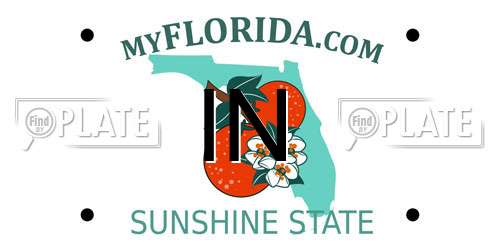 IN Florida License Plate