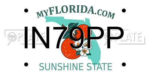 IN79PP Florida License Plate