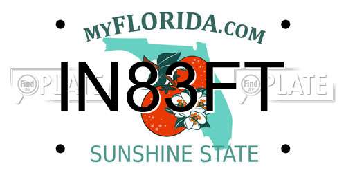 IN83FT Florida License Plate