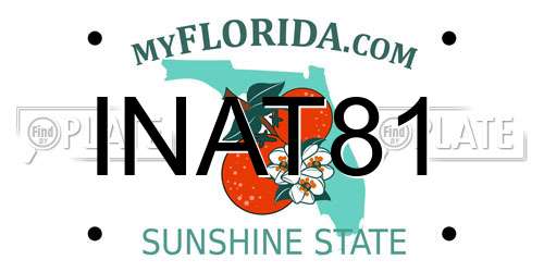 INAT81 Florida License Plate