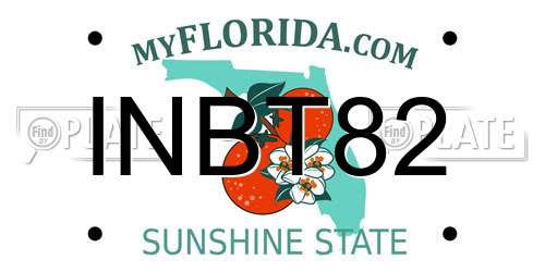 INBT82 Florida License Plate