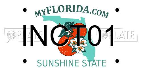 INCT01 Florida License Plate