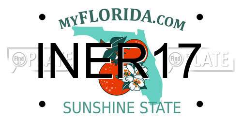 INER17 Florida License Plate