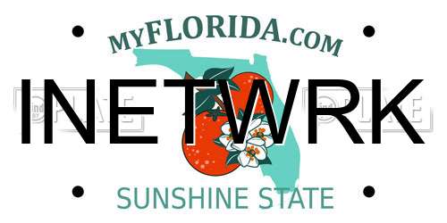 INETWRK Florida License Plate
