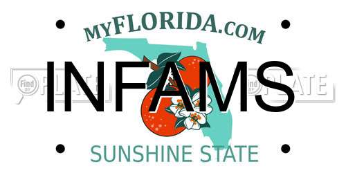 INFAMS Florida License Plate
