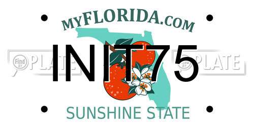 INIT75 Florida License Plate