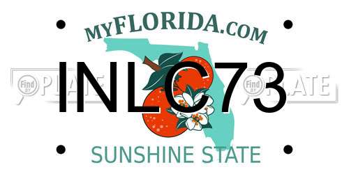INLC73 Florida License Plate