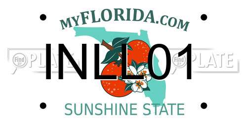 INLL01 Florida License Plate
