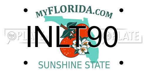 INLT90 Florida License Plate