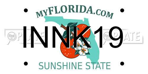 INNK19 Florida License Plate