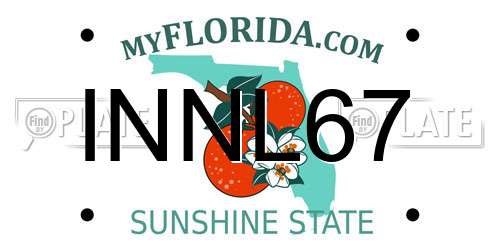 INNL67 Florida License Plate