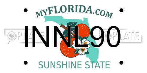 INNL90 Florida License Plate