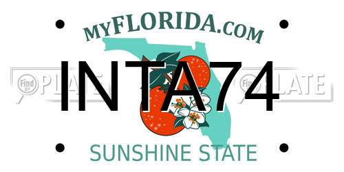 INTA74 Florida License Plate