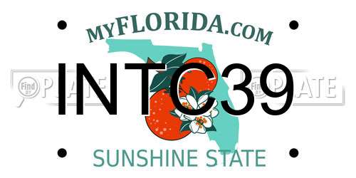 INTC39 Florida License Plate
