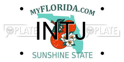 INTJ Florida License Plate