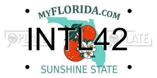 INTL42 Florida License Plate