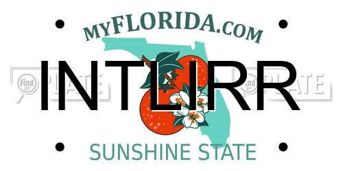 INTLIRR Florida License Plate