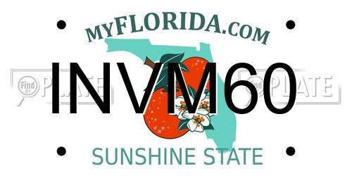INVM60 Florida License Plate