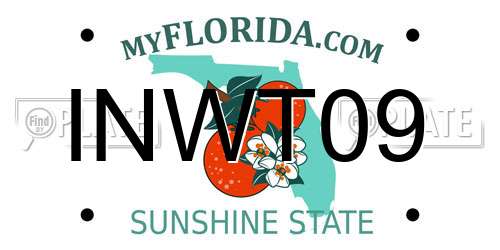 INWT09 Florida License Plate