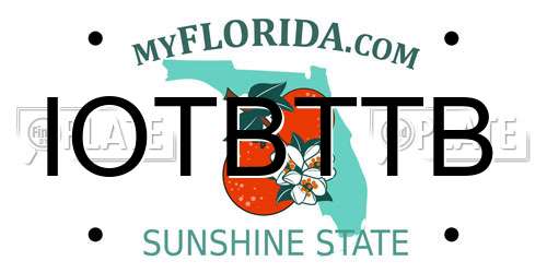 IOTBTTB Florida License Plate