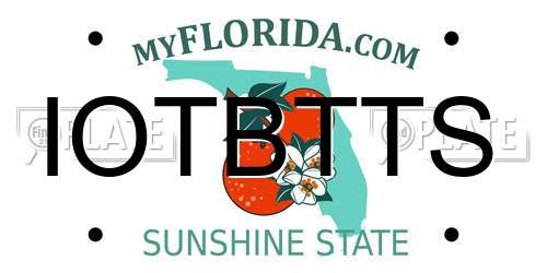 IOTBTTS Florida License Plate