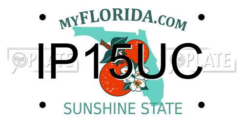 IP15UC Florida License Plate