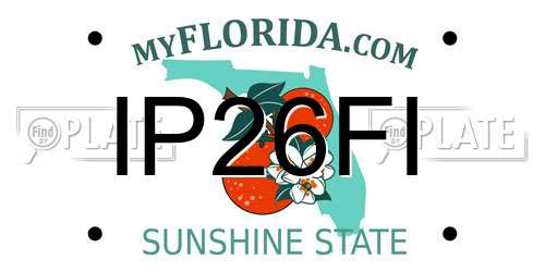IP26FI Florida License Plate