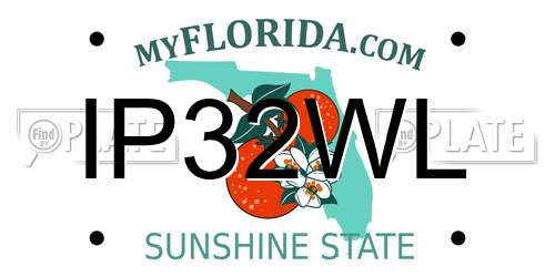 IP32WL Florida License Plate