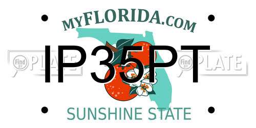 IP35PT Florida License Plate