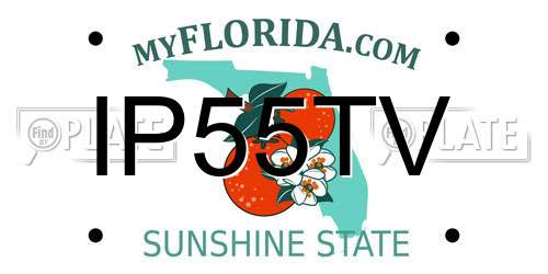 IP55TV Florida License Plate