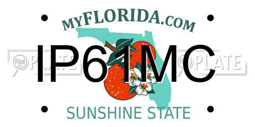 IP61MC Florida License Plate