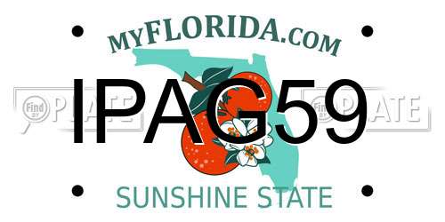 IPAG59 Florida License Plate