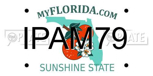IPAM79 Florida License Plate