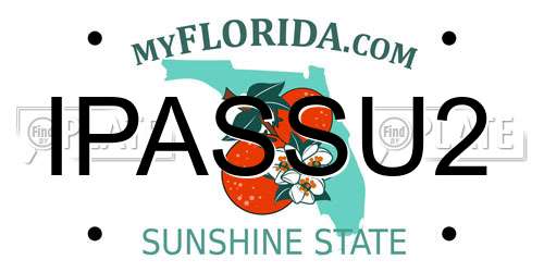 IPASSU2 Florida License Plate