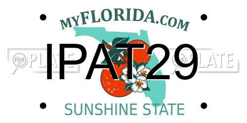 IPAT29 Florida License Plate