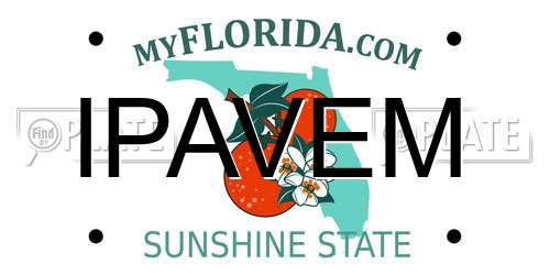 IPAVEM Florida License Plate