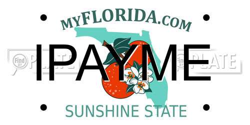 IPAYME Florida License Plate
