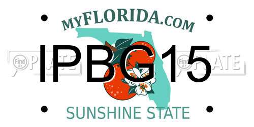 IPBG15 Florida License Plate